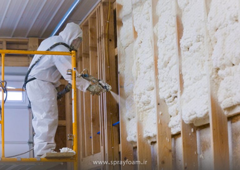 اجرای فوم پاششی