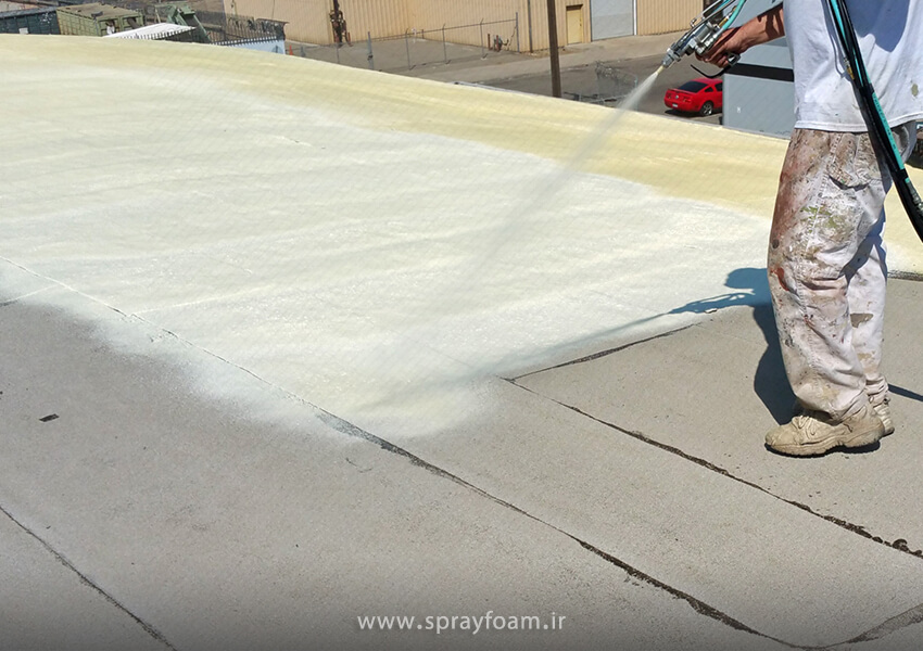 اجرای عایق پاششی