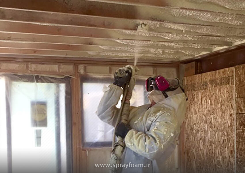 انواع عایق فوم پلی یورتان پاششی