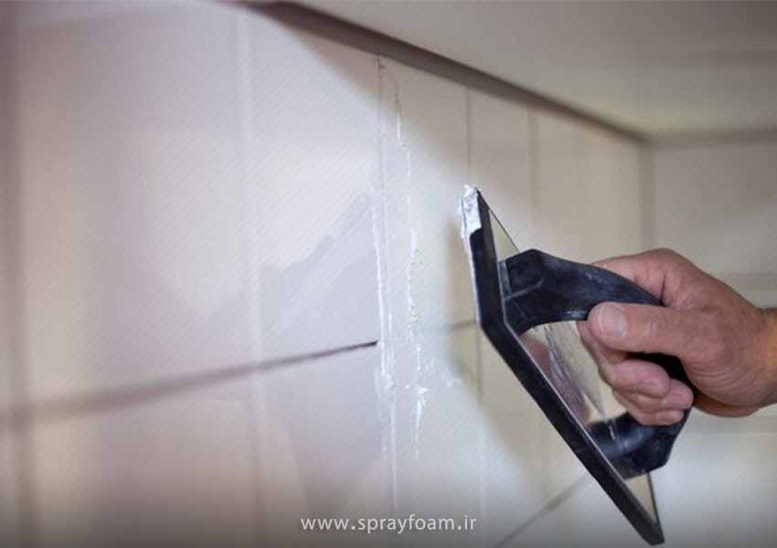 فوم پاششی پلی یورتان بعنوان یک جایگزین دوغاب