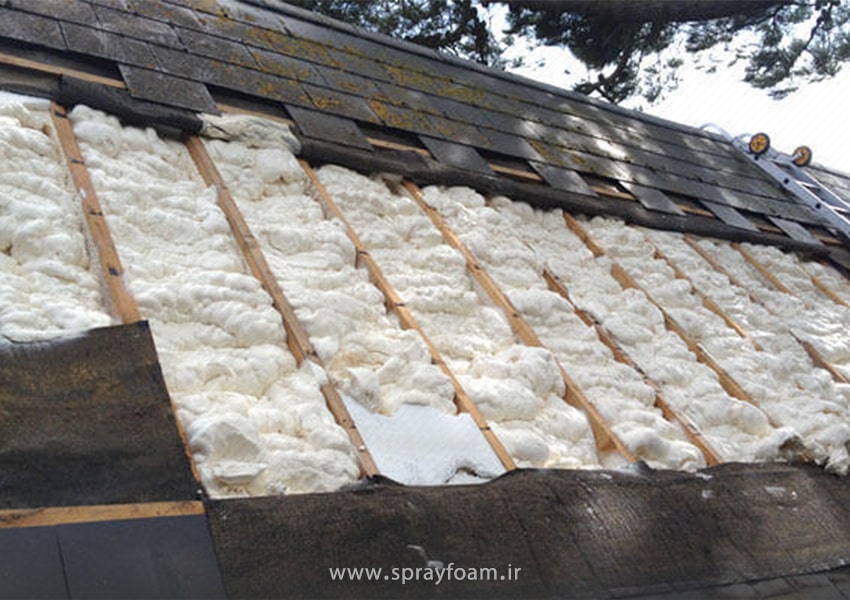 کاربرد عایق پاششی از نوع پلی اورتان برای ویلا