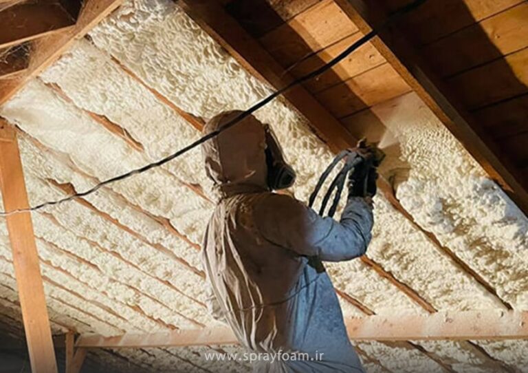 نحوه اجرای فوم پاششی پلی‌یورتان به‌صورت کامل